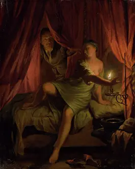 Candlelight Prints: Gyges in the Bedroom of King Candaules Wife