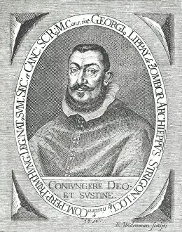 Inscription Prints: Gyorgy Lippay, Archbishop of Esztergom, 1652, (1895). Creator: E Widerman
