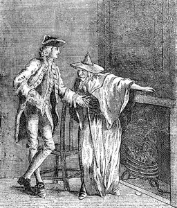 Emily Morse Symonds Prints: The Gypsey conversing with ye Inspector General of Great Britain, c1753