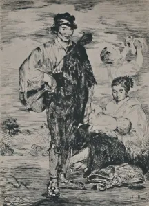 Douard Manet Prints: The Gypsies, 1862, (1946). Artist: Edouard Manet