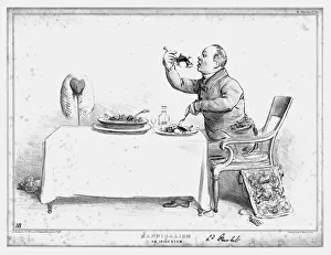 Ducote Collection: H / Cannibalism, or An Irish Stew, 1833. Creator: John Doyle