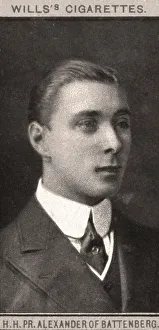 H. H, PR. Alexander of Battenberg, 1908. Artist: WD & HO Wills