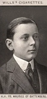 H. H, PR. Maurice of Battenberg, 1908. Artist: WD & HO Wills