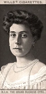 Gentle Prints: H. I. H The Grand Duchess Cyril, 1908. Artist: WD & HO Wills