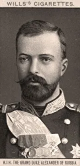 H. I. H The Grand Duke Alexander of Russia, 1908. Artist: WD & HO Wills