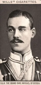 H. I. H The Grand Duke Michael of Russia, 1908. Artist: WD & HO Wills