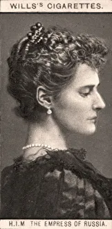 H. I. M The Empress of Russia, 1908. Artist: WD & HO Wills