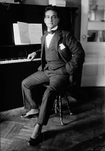 Pinstripe Prints: H. Lazaro, 1917. Creator: Bain News Service
