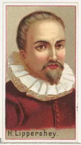 Souvenir Book Prints: H. Lippershey, printers sample for the Worlds Inventors souvenir album (A25
