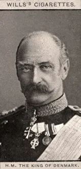 H. M The King of Denmark, 1908. Artist: WD & HO Wills