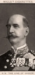 H. M The King of Greece, 1908. Artist: WD & HO Wills