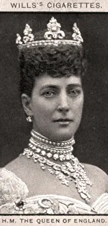 Majesty Prints: H. M The Queen of England, 1908. Artist: WD & HO Wills