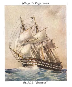 John And Sons Prints: H. M. S. Canopus, 1936. Creator: Unknown