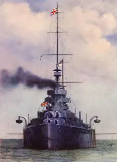 Battlecruiser Prints: H. M. S. Lion. Creator: Unknown