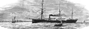 Gunboat Prints: H. M. S. Thrush, The new Gunboat shortly to be commissioned by Lieut