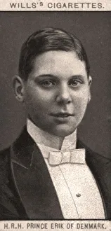 H. R. H Prince Erik of Denmark, 1908. Artist: WD & HO Wills