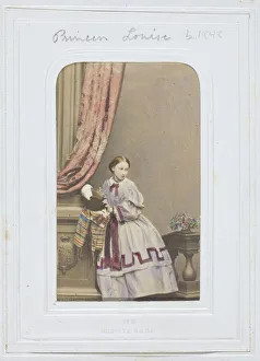 Dss Of Argyll Prints: H. R. H. The Princess Louisa, 1861. Creator: John Jabez Edwin Mayall