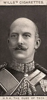 H. S. H The Duke of Teck, 1908. Artist: WD & HO Wills