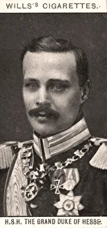 H. S. H The Grand Duke of Hesse, 1908. Artist: WD & HO Wills