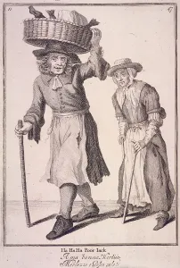 Marcellus Laroon Prints: Ha Ha Ha Poor Jack, Cries of London, (c1688?)