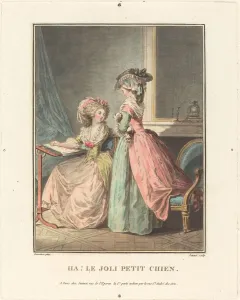 Lapdog Prints: Ha! La joli petit chien. Creator: Jean Francois Janinet