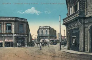 Junction Prints: Habana. Cazada de Vives y Cristina. Vives and Cristina Avenue, Cuba, c1910