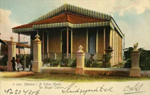 Habana - A Cuban Home, Un Hogar Cubano, 1900s. Creator: Unknown