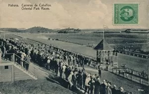 North And Central America Collection: Habana. Oriental Park Races, c1910
