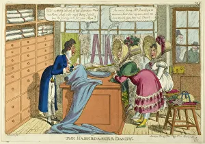 Dandy Prints: The Haberdasher Dandy, 1817-20. Creator: Charles Williams