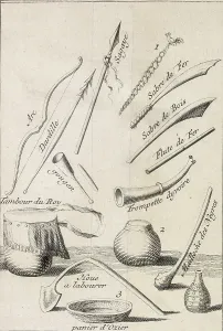 Percussion Instrument Prints: Habillement des Femmes du Roy, 1731. Creator: Unknown