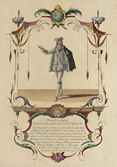 Rocaille Prints: Habillement d'un Chevalier Porte-Dais de la S