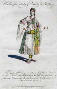 Habit of a Lady of Quality in Barbary, 18th-19th century