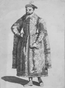 Habit of a Merchant of London in 1640, 1776
