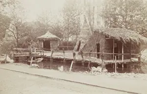 Floating Prints: Habitations of Lake Dwellers, Habitations of Man