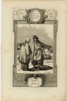 Grainger Prints: Habits of the Moscovites, ca 1730. Artist: Grainger, William (active 1784-1793)