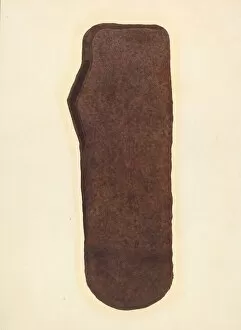 Fred Hassebrock Collection: Hacking Axe, c. 1938. Creator: Fred Hassebrock