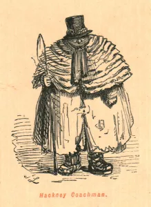 The Comic History Of England Gallery: Hackney Coachman, 1897. Creator: John Leech