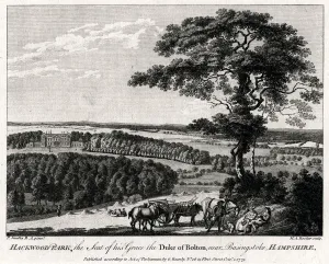Rooker Gallery: Hackwood Park, the Seat of his Grace the Duke of Bolton, near Basingstoke, Hampshire