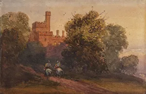 Cox David Prints: Haddon Hall, c1830s. Creator: David Cox the Elder