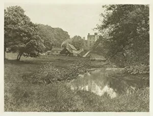 Edition 109 250 Gallery: Haddon Hall and Homestead, From the River, 1880s. Creator: Peter Henry Emerson