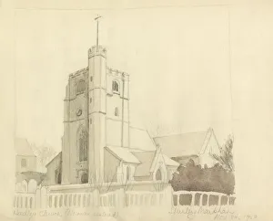 Shirley Jane Prints: Hadley Church, 1950. Creator: Shirley Markham