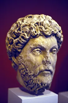 Hadrian (76-138), Roman marble bust