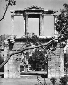 Emperor Hadrian Gallery: Hadrians Arch, Athens, 1937.Artist: Martin Hurlimann