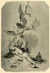 Hagar and Ishmael, 1735, (1928). Artist: Giovanni Battista Tiepolo