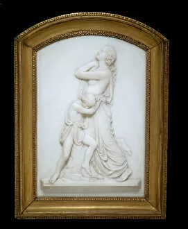 Pleading Gallery: Hagar and Ishmael, 1856. Creator: Edward S. Bartholomew