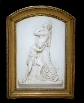 Pleading Gallery: Hagar and Ishmael, 1856. Creator: Edward S. Bartholomew