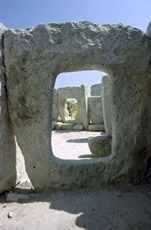 Hagar Qim temple on Malta, 3rd century BC Hagar Qim temple on Malta, 3rd century BC