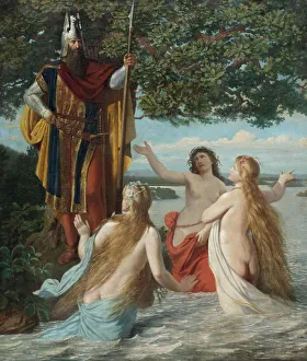 Valkyrie Collection: Hagen and the Rhinemaidens, c. 1916