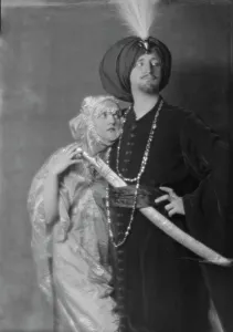 Arabian Prints: Haggin, Ben Ali, Mr. theatrical production, 1915 Jan. 3. Creator: Arnold Genthe