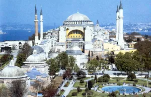 High Angle Prints: Hagia Sophia, Istanbul (Constantinople), Turkey, 1980s